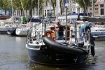 Harlingen 28 mei 2020
Frits Wester en een vriend (Jaap) varen de haven van Harlingen uit met de zeilboot van Frits