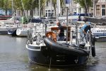 Harlingen 28 mei 2020
Frits Wester en een vriend (Jaap) varen de haven van Harlingen uit met de zeilboot van Frits