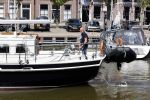Harlingen 28 mei 2020
Frits Wester en een vriend (Jaap) varen de haven van Harlingen uit met de zeilboot van Frits