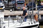 Harlingen 28 mei 2020
Frits Wester en een vriend (Jaap) varen de haven van Harlingen uit met de zeilboot van Frits