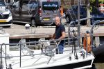 Harlingen 28 mei 2020
Frits Wester en een vriend (Jaap) varen de haven van Harlingen uit met de zeilboot van Frits