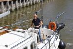 Harlingen 28 mei 2020
Frits Wester en een vriend (Jaap) varen de haven van Harlingen uit met de zeilboot van Frits