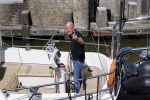 Harlingen 28 mei 2020
Frits Wester en een vriend (Jaap) varen de haven van Harlingen uit met de zeilboot van Frits