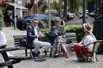 Amsterdam 27 mei 2020
Jair Ferwerda en Dymphie Juffermans - Geurts overleggen over nieuwe programma