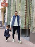 Amsterdam 6 jun i 2020
Jalal Oba met zijn dochter Lina op de pc hooftstraat