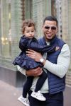 Amsterdam 6 jun i 2020
Jalal Oba met zijn dochter Lina op de pc hooftstraat