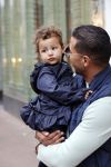 Amsterdam 6 jun i 2020
Jalal Oba met zijn dochter Lina op de pc hooftstraat