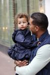 Amsterdam 6 jun i 2020
Jalal Oba met zijn dochter Lina op de pc hooftstraat