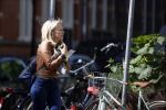 Amsterdam 6 mei 2020
Jennifer Hofman werkt parttime in het restaurant van haar vriend