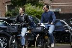 Amsterdam 4 mei 2020
Kim v Kooten en Jacob Derwig op ded fiets in Amsterdam zuid.
