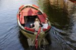Amsterdam 27 mei 2020
Lieke v Lexmond en haar man Bas v Veggel varen in hun boot door de grachten van Amsterdam .