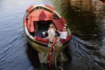 Amsterdam 27 mei 2020
Lieke v Lexmond en haar man Bas v Veggel varen in hun boot door de grachten van Amsterdam .