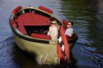 Amsterdam 27 mei 2020
Lieke v Lexmond en haar man Bas v Veggel varen in hun boot door de grachten van Amsterdam .