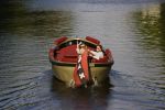 Amsterdam 27 mei 2020
Lieke v Lexmond en haar man Bas v Veggel varen in hun boot door de grachten van Amsterdam .