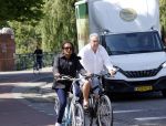 Amsterdam 18 mei 2020
Maarten Spanjer op de fiets in Amsterdam