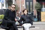 Amsterdam 16 mei 2020
Marco Geeratz ( man Chantal janzen) met hun zoontje in Amsterdam zuid