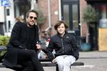 Amsterdam 16 mei 2020
Marco Geeratz ( man Chantal janzen) met hun zoontje in Amsterdam zuid