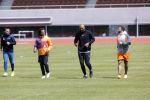 Amsterdam 14 mei 2020
Memphis Depay Edgar David Orlando Engelaar en Ronald Koeman jr trainen in het olympisch stadion.