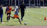 Amsterdam 14 mei 2020
Memphis Depay Edgar David Orlando Engelaar en Ronald Koeman jr trainen in het olympisch stadion.