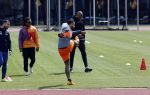 Amsterdam 14 mei 2020
Memphis Depay Edgar David Orlando Engelaar en Ronald Koeman jr trainen in het olympisch stadion.