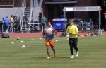 Amsterdam 14 mei 2020
Memphis Depay Edgar David Orlando Engelaar en Ronald Koeman jr trainen in het olympisch stadion.