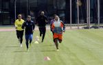 Amsterdam 14 mei 2020
Memphis Depay Edgar David Orlando Engelaar en Ronald Koeman jr trainen in het olympisch stadion.