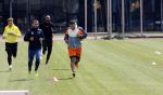 Amsterdam 14 mei 2020
Memphis Depay Edgar David Orlando Engelaar en Ronald Koeman jr trainen in het olympisch stadion.