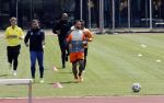 Amsterdam 14 mei 2020
Memphis Depay Edgar David Orlando Engelaar en Ronald Koeman jr trainen in het olympisch stadion.