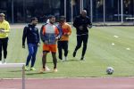 Amsterdam 14 mei 2020
Memphis Depay Edgar David Orlando Engelaar en Ronald Koeman jr trainen in het olympisch stadion.
