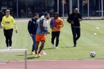 Amsterdam 14 mei 2020
Memphis Depay Edgar David Orlando Engelaar en Ronald Koeman jr trainen in het olympisch stadion.