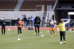 Amsterdam 14 mei 2020
Memphis Depay Edgar David Orlando Engelaar en Ronald Koeman jr trainen in het olympisch stadion.