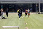 Amsterdam 14 mei 2020
Memphis Depay Edgar David Orlando Engelaar en Ronald Koeman jr trainen in het olympisch stadion.