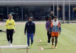 Amsterdam 14 mei 2020
Memphis Depay Edgar David Orlando Engelaar en Ronald Koeman jr trainen in het olympisch stadion.