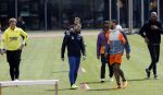Amsterdam 14 mei 2020
Memphis Depay Edgar David Orlando Engelaar en Ronald Koeman jr trainen in het olympisch stadion.