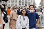 Amsterdam 1 juni 2020
Protest op de dam tegen poltiegeweld tegen donkere mensen. Demi en Nino Wilkes