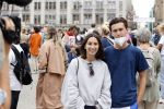 Amsterdam 1 juni 2020
Protest op de dam tegen poltiegeweld tegen donkere mensen. Demi en Nino Wilkes