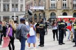 Amsterdam 1 juni 2020
Demonstratie op de dam tegen politiegeweld tegen donkere mensen naar aanleiding van de dood van George Floyd door poltieman in USA. Politie