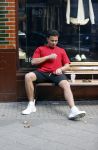 Amsterdam 28 mei 2020
Quincy Kluivert op de cornelis schuytstraat