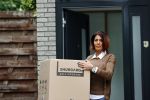 Mijdrecht 24 mei 2020
Rachel Hazes bij haar nieuwe huis .