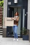 Mijdrecht 24 mei 2020
Rachel Hazes bij haar nieuwe huis .