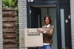 Mijdrecht 24 mei 2020
Rachel Hazes bij haar nieuwe huis .