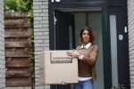 Mijdrecht 24 mei 2020
Rachel Hazes bij haar nieuwe huis .