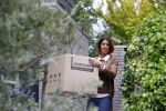 Mijdrecht 24 mei 2020
Rachel Hazes bij haar nieuwe huis .