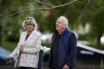Amsterdam 23 mei 2020
Rob v d Meeberg met zijn vrouw op straat in Amsterdam zuid
