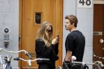 Amsterdam 23 mei 2020
Romee Strijd en haar man  Laurens van Leeuwen in Amsterdam zuid.