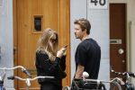 Amsterdam 23 mei 2020
Romee Strijd en haar man  Laurens van Leeuwen in Amsterdam zuid.