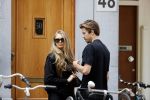 Amsterdam 23 mei 2020
Romee Strijd en haar man  Laurens van Leeuwen in Amsterdam zuid.