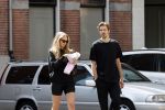 Amsterdam 23 mei 2020
Romee Strijd en haar man  Laurens van Leeuwen in Amsterdam zuid.