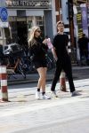 Amsterdam 23 mei 2020
Romee Strijd en haar man  Laurens van Leeuwen in Amsterdam zuid.