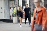Amsterdam 23 mei 2020
Romee Strijd en haar man  Laurens van Leeuwen in Amsterdam zuid.